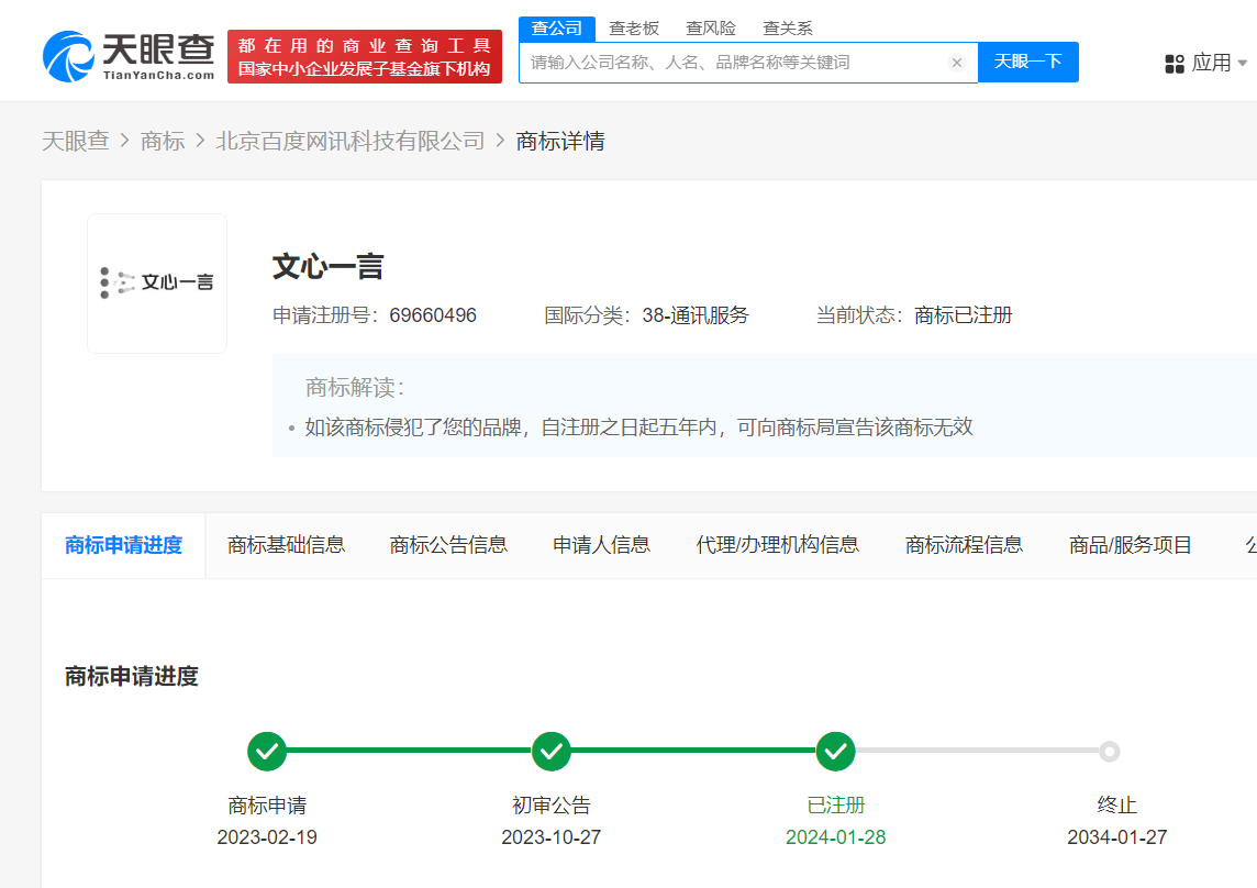 文心一言商标转让与票务代理服务整合的战略前瞻